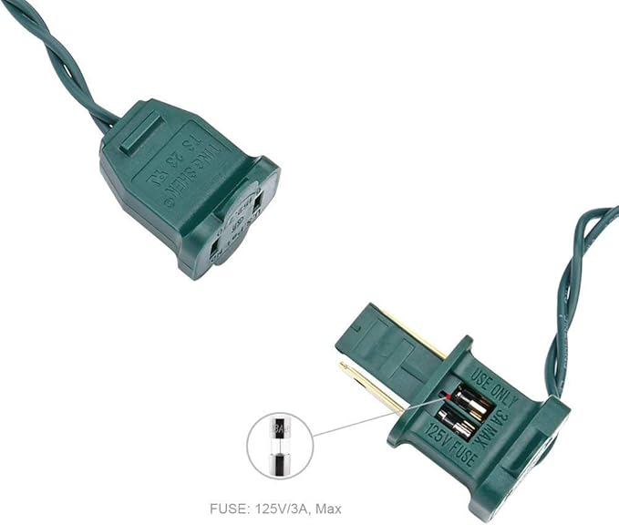 Brizled Christmas Lights Warm White, 2 Pack 33ft 100 LED Christmas String Lights, 120V UL Certified Connectable Xmas Tree Lighting Mini Xmas Light Set for Holiday Tree Home Party Indoor Outdoor Decor