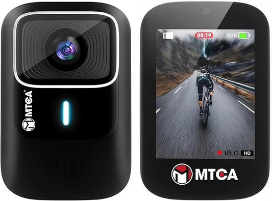 asika 4K Ultra HD Action Camera with Touch Screen-Waterproof Sports Camera,6-Axis Gyro Stabilization,145° Wide-Angle,Loop Recording for Vlogging,Cycling,Motorcycle(Supports Time-Lapse/Pre-Record)