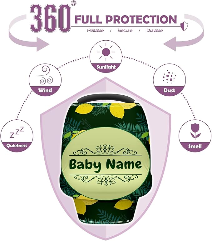 Baby Car Seat Stroller Cover Nursing Cover New Mom Breastfeeding Scarf Soft Stretchy Infant Carrier Cover Car Canopy Coverage