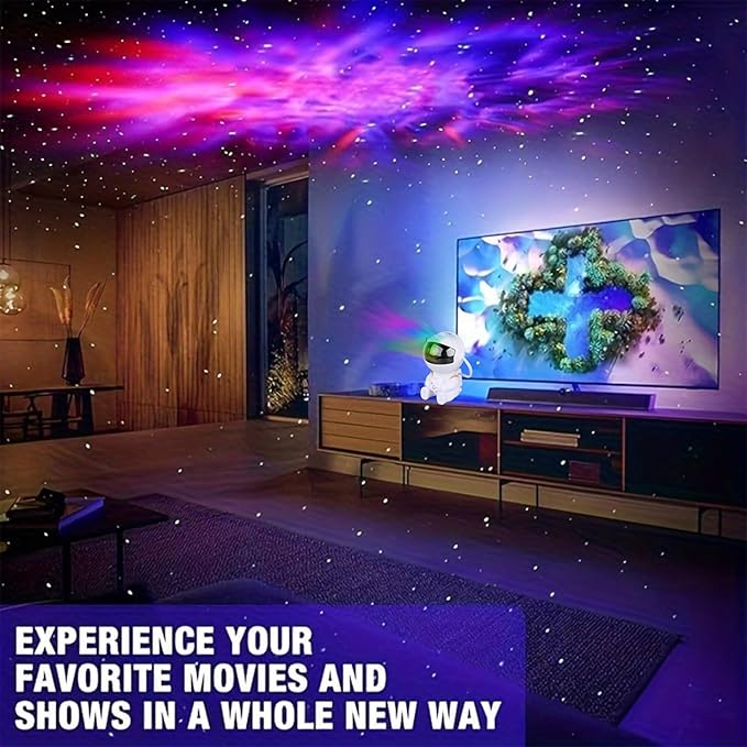 Astronaut Star Projector, Star Projector Galaxy Light for Kids,8 Modes Remote and 270° Adjustable Led Lights for Bedroom, Girls Room Decoration, Home Theater, Ceiling, Timer(Original White)