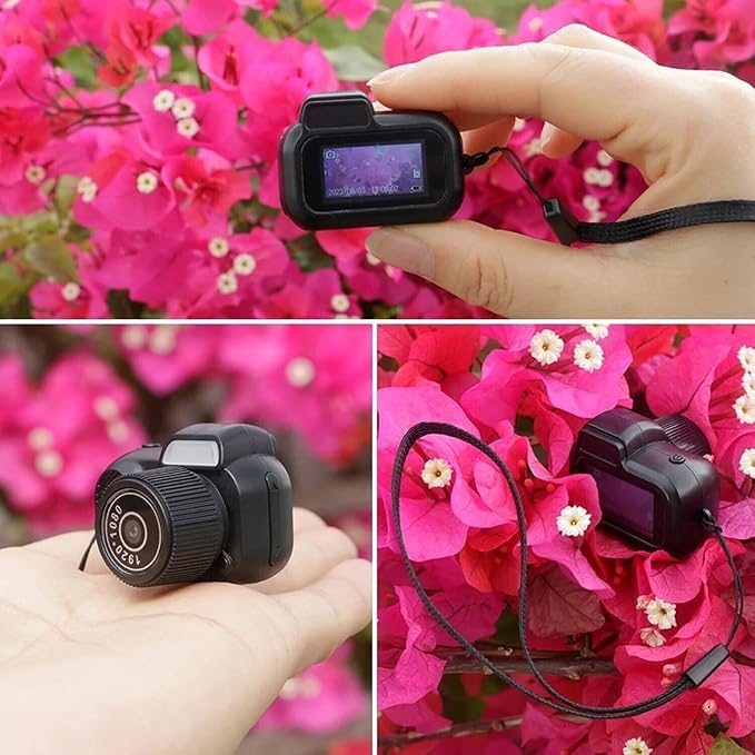 Keychain Camera, World's Smallest 1080P Hd Mini Camera llavero,Keychain Photo/Video Camera, Retro Portable Mini,100 Mins Battery Life, for Students, Kids (128)