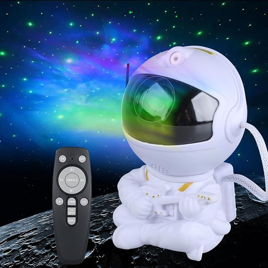Astronaut Star Projector, Star Projector Galaxy Light for Kids,8 Modes Remote and 270° Adjustable Led Lights for Bedroom, Girls Room Decoration, Home Theater, Ceiling, Timer (White Guitar)