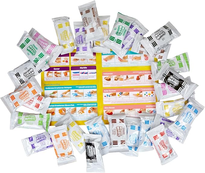 Crayola Model Magic (30pk), Bulk Modeling Clay Alternative, Air Dry, Kids Arts & Crafts, Classroom Supplies for Teachers, 15 Colors, 1oz