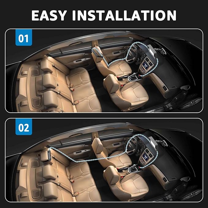 GROWNSY Baby Car Camera, HD Display Baby Car Mirror with Night Vision Feature, 4.3 inch Baby Car Camera with Monitor Wide Clear View, Backseat Camera Rear Facing to Observe Babyโs Every Move