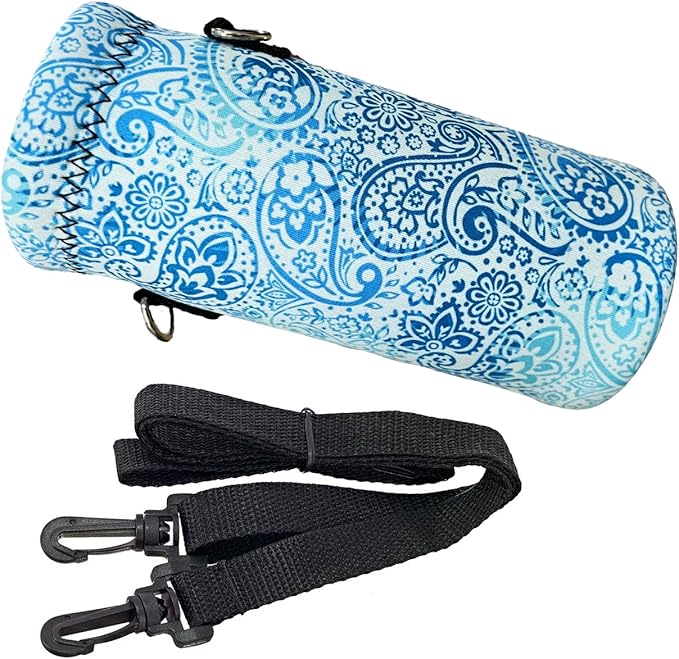 AUPET Water Bottle Bag Carrier,24oz/32oz Insulated Neoprene bottle Sling Holder Case Pouch Cover for 1000ML/750ML Bottles with Shoulder Strap for walking