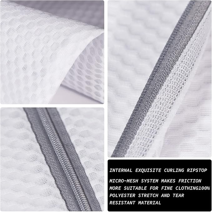 2 XX-Large Honeycomb Mesh Laundry Bag Delicates Durable for Washing Machine,24 x 24 Inches lingerie bags for Laundry, Travel Storage Organize Bag for Cotton Clothes,Sheet,Sweater, Shoes