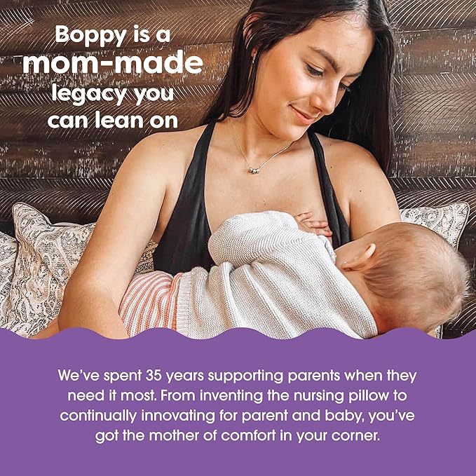 Boppy Nursing Pillow - Ergonomic Bottle & Breastfeeding Pillow with High, Firm, Large Area, Water-Repellent Cushion with Washable Cover; Baby Safety Alliance Verified - Colorful Forest Animals