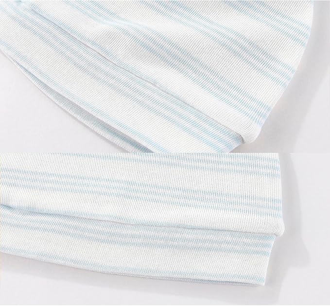 Baby Hat and Mittens Set Cotton Newborn Baby Hats Caps for Boys and Girls, 0-6 Months