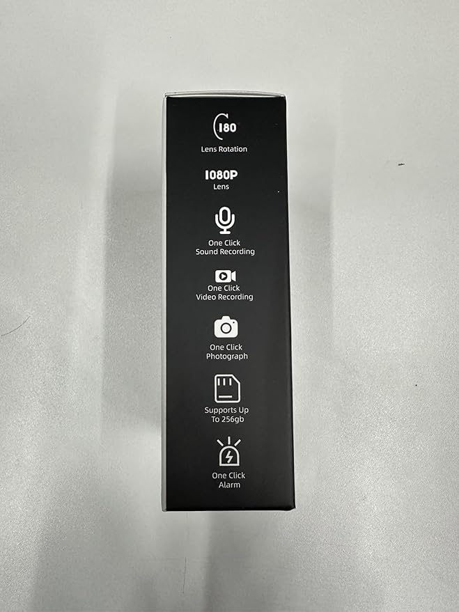 Body Camera with Audio and Video Recording 1080P FHD Mini Police Wearable Body Worn Cam Portable Small Personal Camcorder Sport Action Outdoor Video Recorder (128GB)