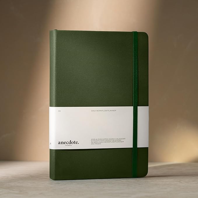 Anecdote 2026 Planner: A Monthly, Weekly & Daily Planner 2026 for Planning Your Success - A5 Size Hardcover Start Anytime and Achieve your Goals - Evergreen