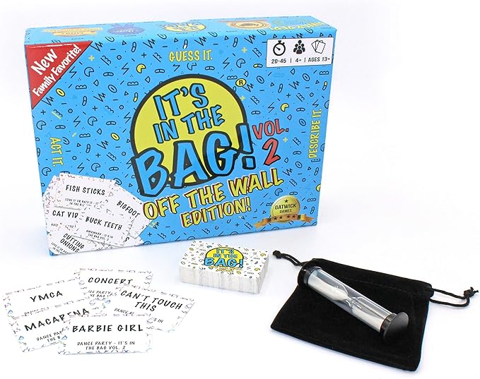 Itβs in The Bag! β Party Game Will Have You Laughing Hysterically β Like Charades on Steroids for Family and Adults β Easy to Learn Team Game for Groups (Party Edition)