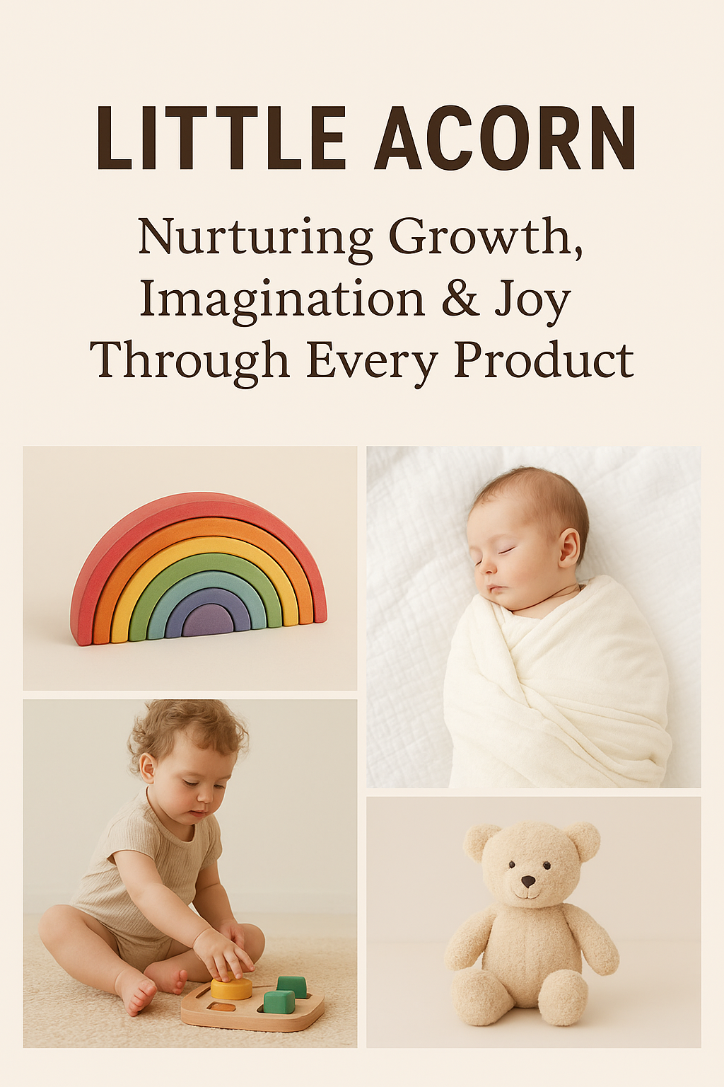 🌿 Little Acorn: Nurturing Growth, Imagination & Joy Through Every Product