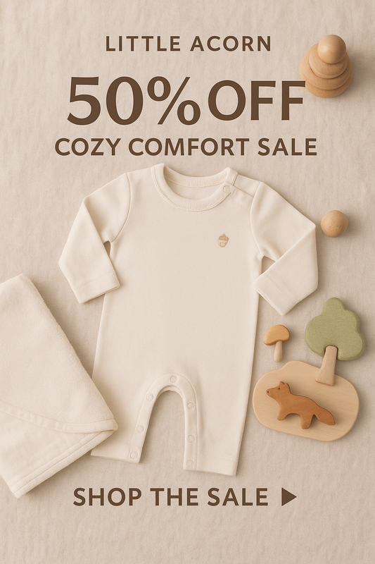 Discover Little Acorn’s baby essentials designed for comfort, safety, and everyday magic. From cozy swaddles to thoughtful accessories, nurture your little one with love and care.