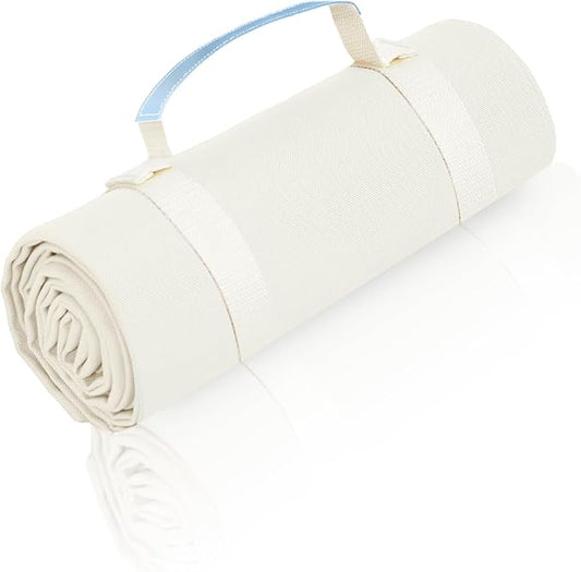 4’9” x 3’3” Compact Minimalist Water Resistant Canvas Mat,Kids/Single Use,Lightweight for Outdoor,Picnic,Beach