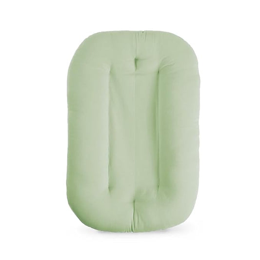Baby Lounger for Newborn, Bionic Design Baby Lounger, Soft Organic Cotton Breathable Lounger for Infants 0-18 Months (Green)