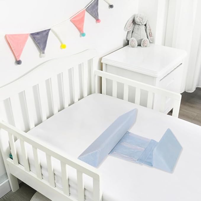 Baby Side Sleeper Weddge Adjustable Soft and Breathable Pillow,1pc-White