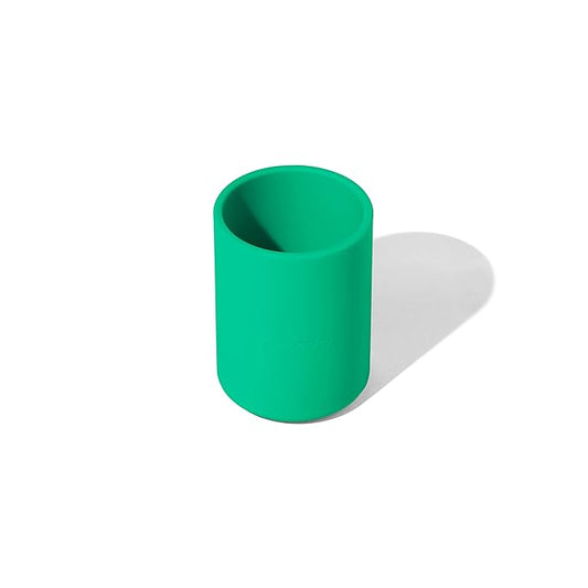 Avanchy Silicone Training Cup – 12 oz Open Cup for Toddlers and Infants – Ideal for Baby Led Weaning and Transitioning from Bottles, Green