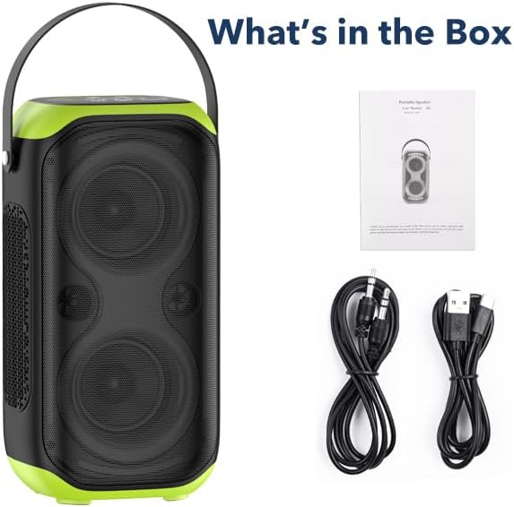 Bluetooth Speaker 160W Loud Wireless Boombox Portable Big Powerful Deep Bass Sound TWS Large Outdoor Home Party Speakers with Subwoofer LED Lights