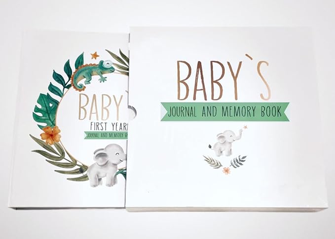 Baby's First Years Book, Baby Memory Book Gender Neutral, Baby Diary Record Book, Baby First 5 Years Book, Baby Book Memory Keepsake, Personalized Books for Baby, Baby First Milestones Book