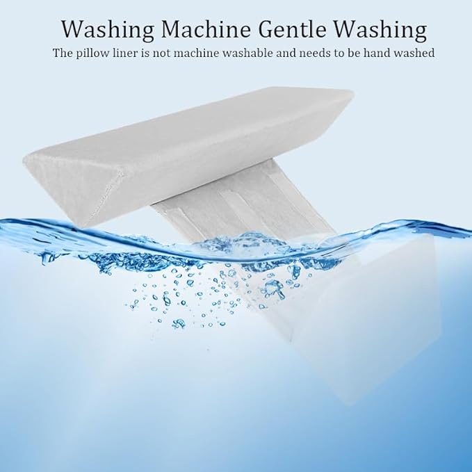 Baby Side Sleeper Weddge Adjustable Soft and Breathable Pillow Blue