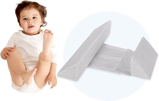 Baby Side Sleeper Weddge Breathable Pillow, Removable and Washable Breathable Bedding Set, Medium