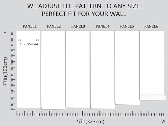 Beige Forest Wallpaper Woodland Wall Mural Large Wall Art for Bedroom Living Room Dining Room(Not Self-Adhesive)