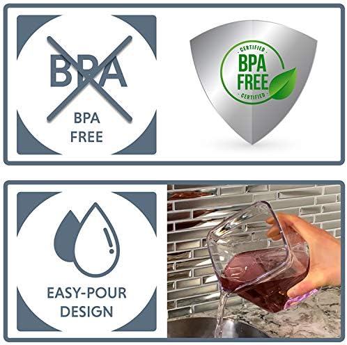 BopTop (2pc Set) Airtight Food Storage Container – Mechanical Silicone Seal Canister - BPA-Free Stackable - 1.5Qt/.5Qt