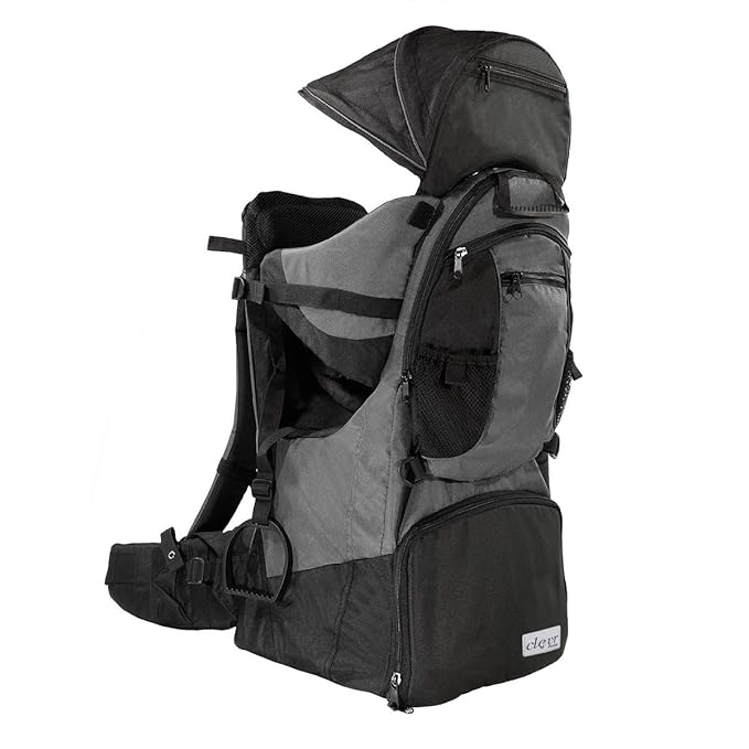 ClevrPlus Deluxe Adjustable Baby Carrier Outdoor Hiking Child Backpack Camping