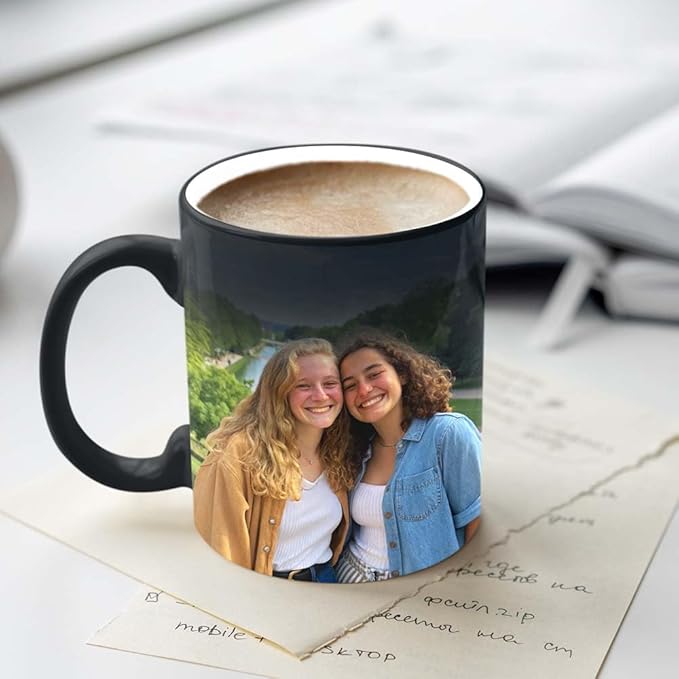 Custom Mug, Customized Photo Coffee Mug, Personalized 11 Oz Ceramic Mug with Text Logo Photo, Taza Personalizadas for Men Women