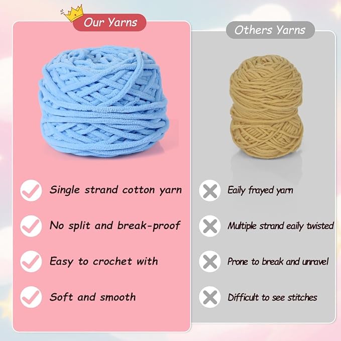 Crochet Animal Kit – 10in Adorable MOOSE, Amigurumi Crochet Kit For Intermediate Advanced level, Kids Knitting Kit with Detailed Videos Tutorials, Yarn, Crochet Hook, Best Gift For Crochet Lovers