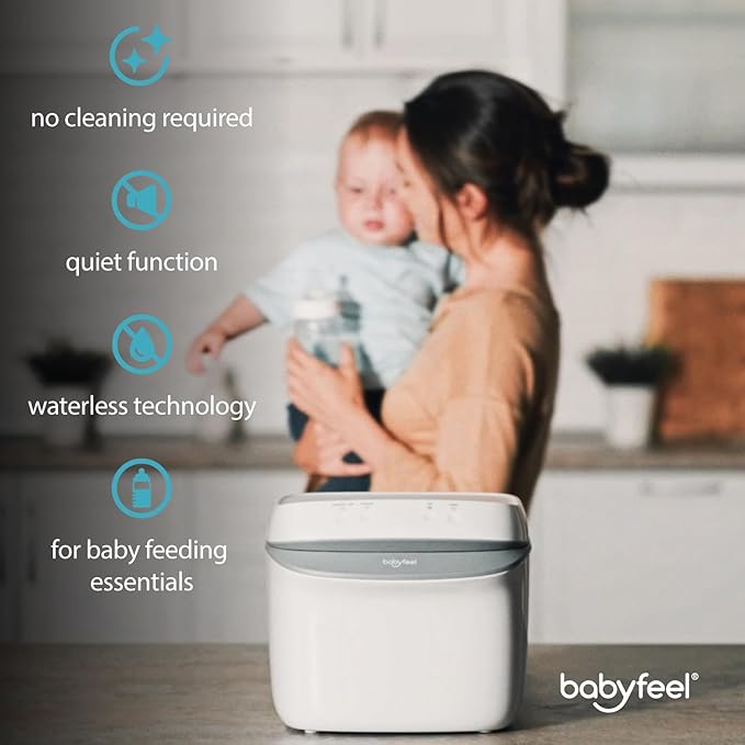 Babyfeel UV Light Sanitizer | UV Box Sanitizer | Conveniently Sanitizes in Minutes | Large Capacity | No Cleaning Required | Touch Control