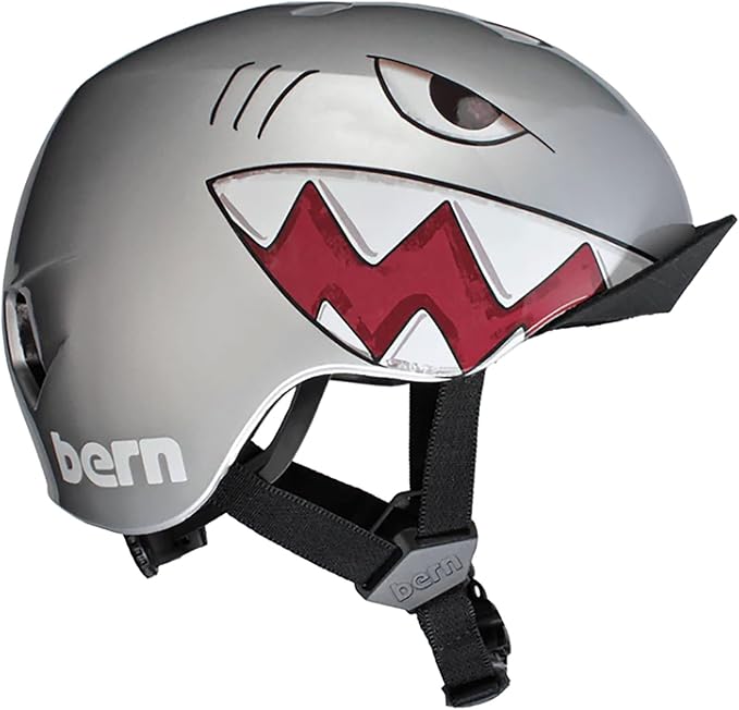 Bern Nino Bike Helmet for Kids, Ages 3-12, Flip Visor, Adjustable fit, Lightweight, CPSC Safety Certified