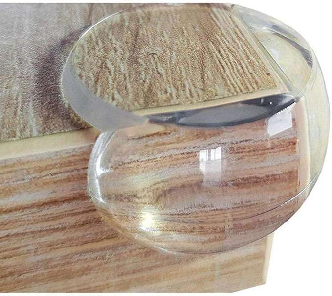 Clear Corner Protectors for Baby Safety, Transparent Furniture Edge Guards, Cushioned Protection for Tables, Soft Bumpers (18)