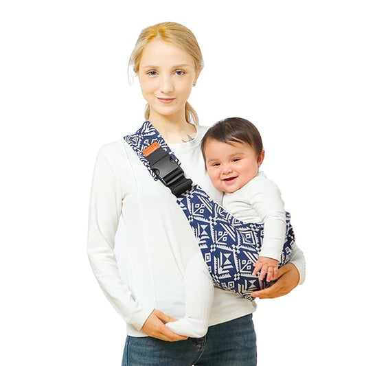 Baby Sling Carrier,Baby Sling,Toddler Carrier,Adjustable and Non-Slip Hip Seat Carriers Carrying 10-30 lbs(Blue Sailboat)