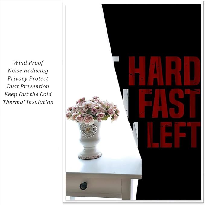 Baseball Blackout Curtains for Boy Girl Room Darkening Decor,Sport Theme Red and White Motto Dark Bedroom Living Room Home Rod Pocket Thermal Insulated Window Curtain/Drapes Panel,55x63 Inch…