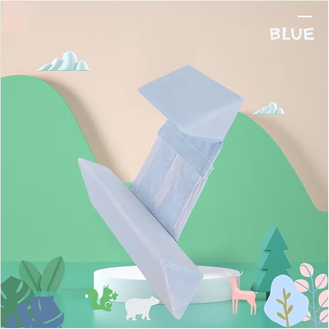 Baby Side Sleeper Weddge Breathable Pillow, Removable and Washable Breathable Bedding Set Original Down Alternative Pillow for Sleeping