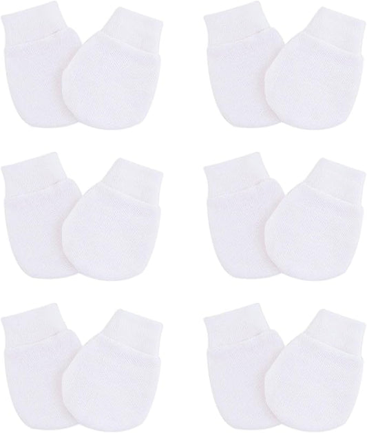 Baby Mittens No Scratch Mittens Infant Soft Gloves Mittens for 0-6 Months Boys Girls