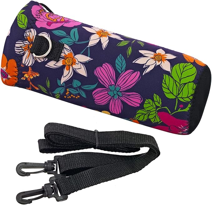 AUPET Water Bottle Bag Carrier,24oz/32oz Insulated Neoprene bottle Sling Holder Case Pouch Cover for 1000ML/750ML Bottles with Shoulder Strap for walking