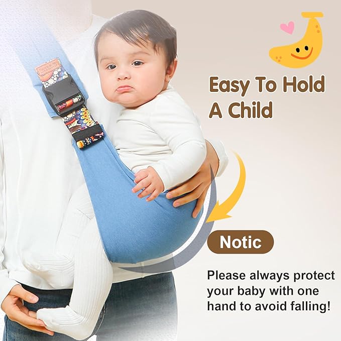 Baby Sling Carrier,Toddler Carrier, 2025 New Baby Sling,Portable and Lightweight Sling,Non-Slip Hip Seat Carrying 10-30lbs(Leaf)