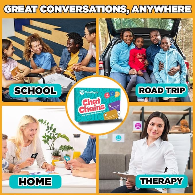 Chat Chains - The Game That Connects Us | Emotional Social Skills Games for Teens | Kids Therapy Games | Ages 8-99 | Fun and Fast | 15 Mins Playtime