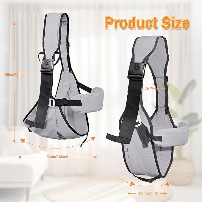 Baby Carrier Newborn to Toddler,Adjustable Baby Sling Carrier,Comfortable and Lightweight Toddler Carrier for 25-60 lbs,Ideal for Shopping Travelling