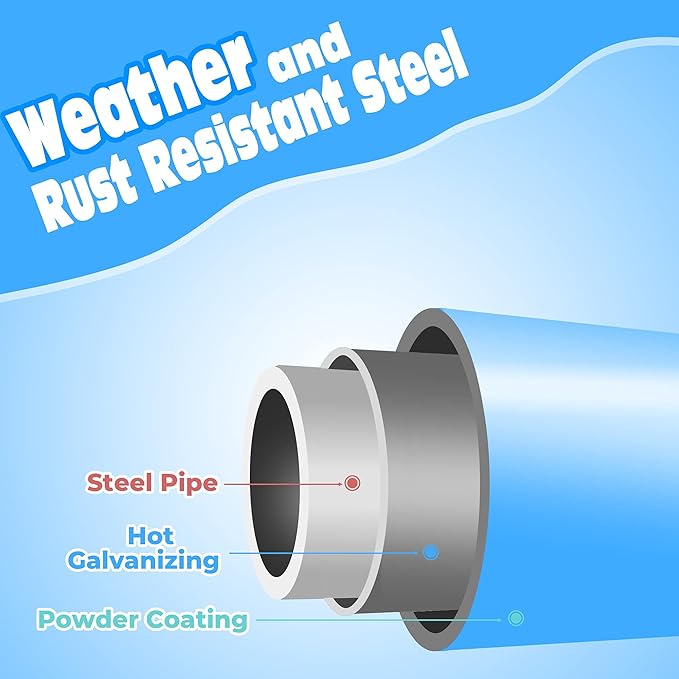 Climbing Dome, Outdoor Toddler Jungle Gym, 7 Ft Climbing Toys for Kids 3-8, Geometric Dome Climber Jungle Gym for Backyard, Outside Climb Dome for Kids Climber