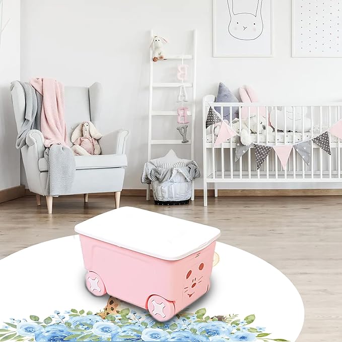 Custom Nursery Crib Bedding Set: Personalized Name 4 Piece Blue Floral Leopard Design Baby Crib Sets for Baby Girls - Toddler Double Layer Blanket Set, Comfortable Crib Bed Sheets for Baby Toddlers