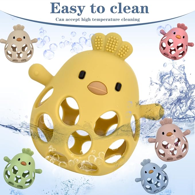 Baby Teething Toys, Teething Toys, Teethers for Babies 3-6 Months, Baby Chew Toys, BPA Free Teether Mitten with Soft Texture for Sensory Exploration and Itching Teething Relief