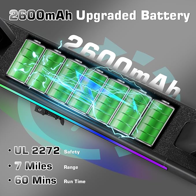 Caroma Electric Scooter for Kids Ages 6-12,150W/180WMotor,10 MPH Max Speed & 7 Miles,Colorful Lights,Adjustable Height & Speed,LED Display,Foldable Kids Electric Scooter 132 Lbs Max Load,Idea Gift