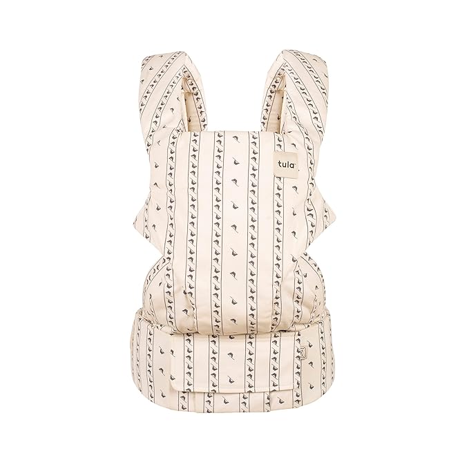Baby Tula Explore Cotton Baby Carrier 7 – 45 lb, Adjustable Newborn to Toddler Carrier, Multiple Ergonomic Positions Front and Back, Soft and Supportive – Tula Coast, Folklore