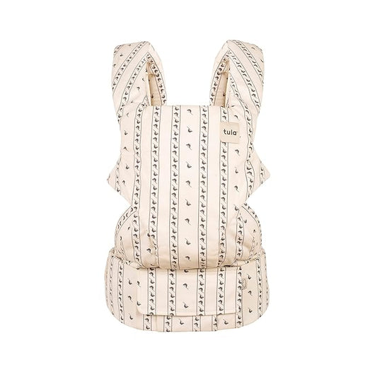 Baby Tula Explore Cotton Baby Carrier 7 – 45 lb, Adjustable Newborn to Toddler Carrier, Multiple Ergonomic Positions Front and Back, Soft and Supportive – Tula Coast, Folklore