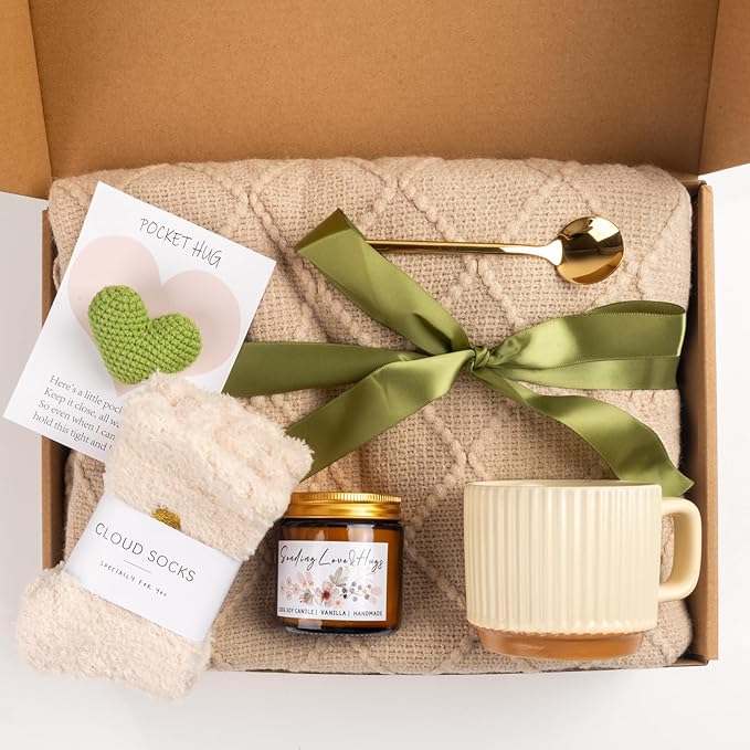 Birthday & Self Care Gifts for Women - Mom's Get Well Soon Care Package, After Surgery & Christmas Gifts for Her