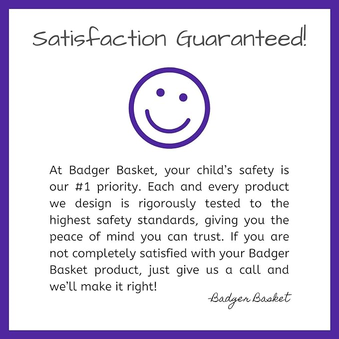 Badger Basket Sleigh Style Baby Changing Table - Diaper Station with 6 Removable Storage Baskets, Safety Rails, Pad, and Belt - Nursery Organizer - Gray/White