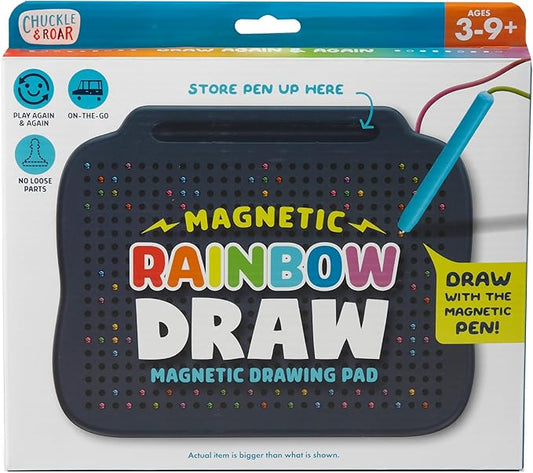 Chuckle & Roar Magnetic Drawing Board Rainbow and Stencil Edition
